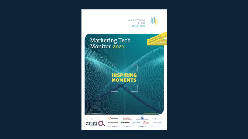 Detailseite PDF: Marketing Tech Monitor 2021 - Statista Q